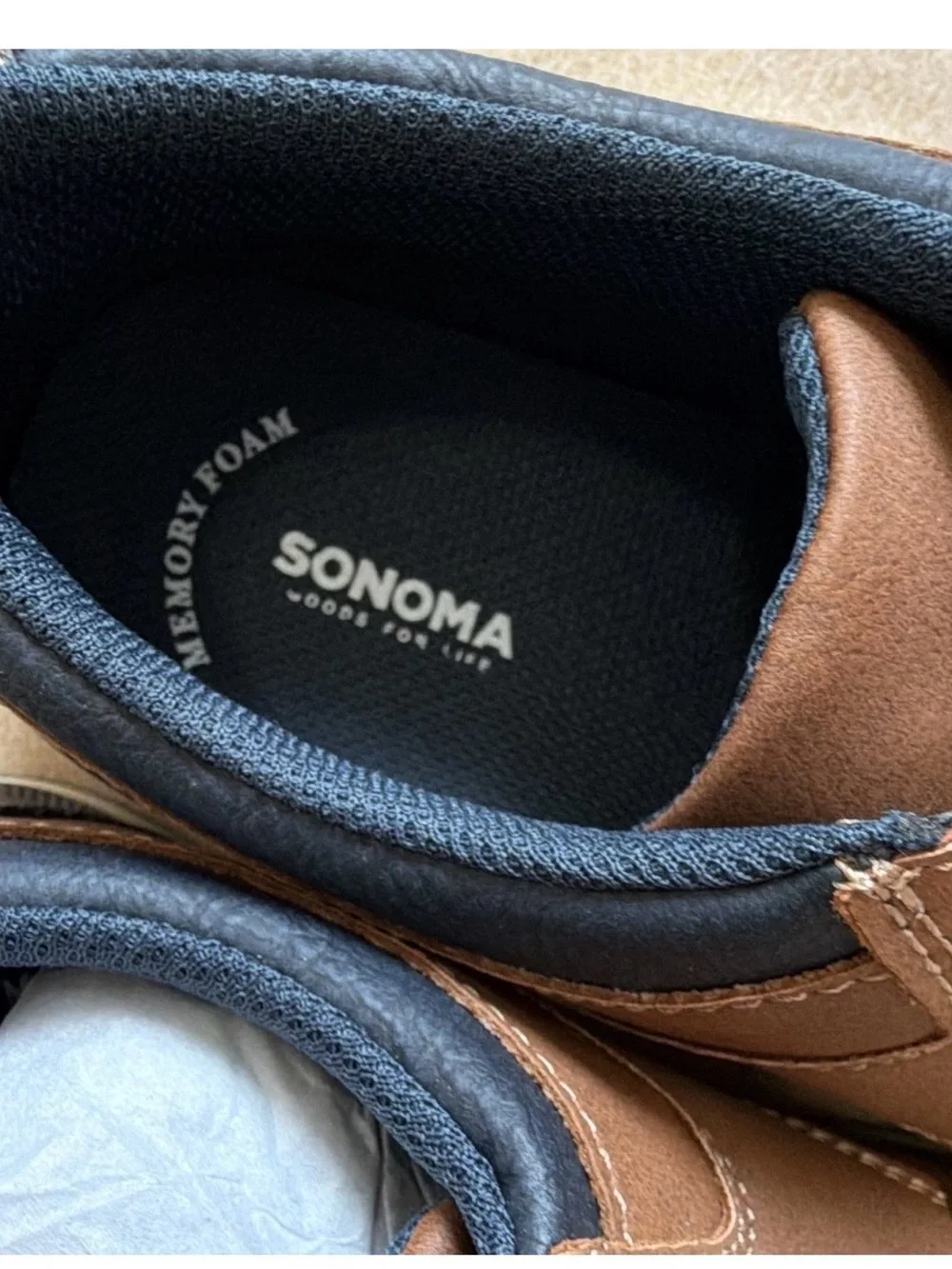 Sonoma brown oxford dress shoes size 5 . New with box